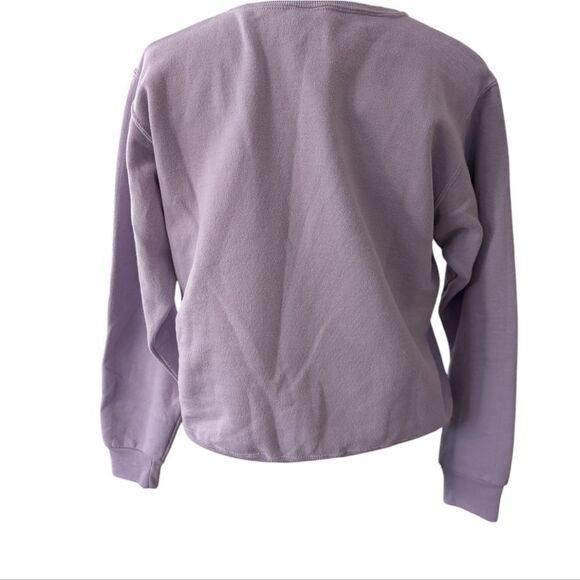 Women's vintage embroidered sewing theme lavender‎ sweatshirt size large - Picture 5 of 5